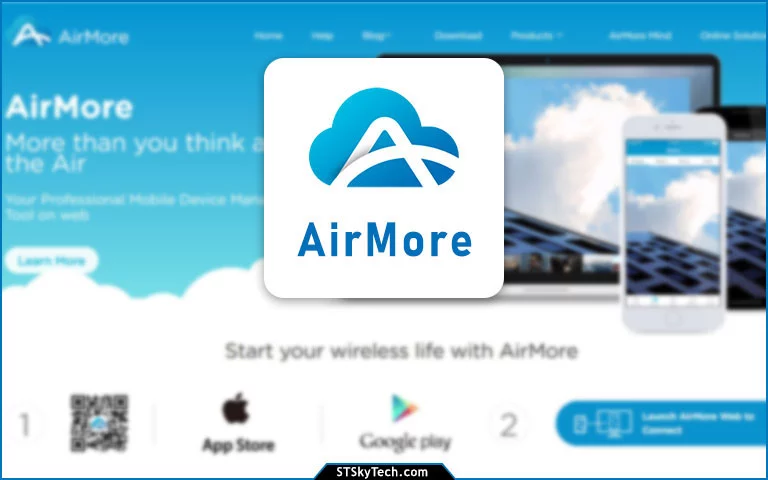AirMore recover apps 