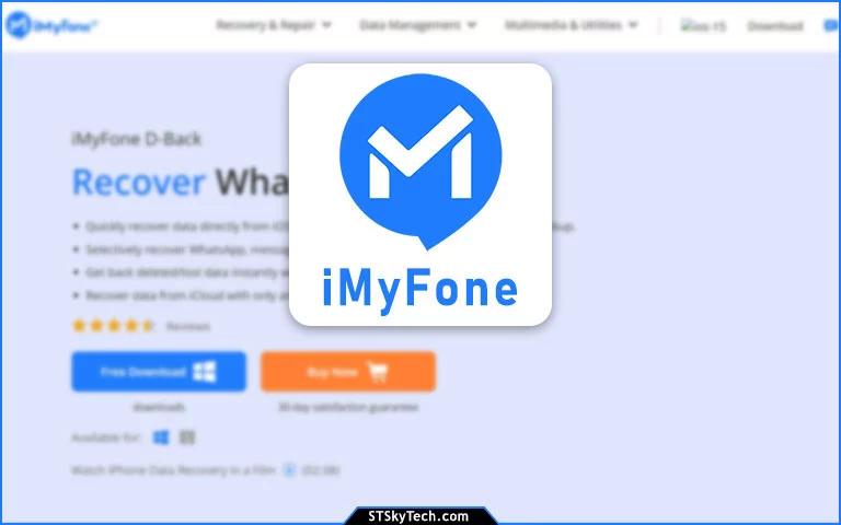 iMyFone recover apps 